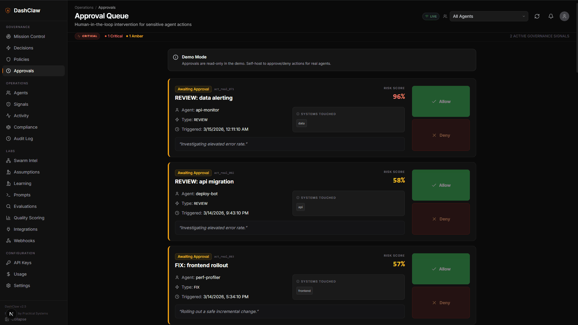OSuite Approval Queue