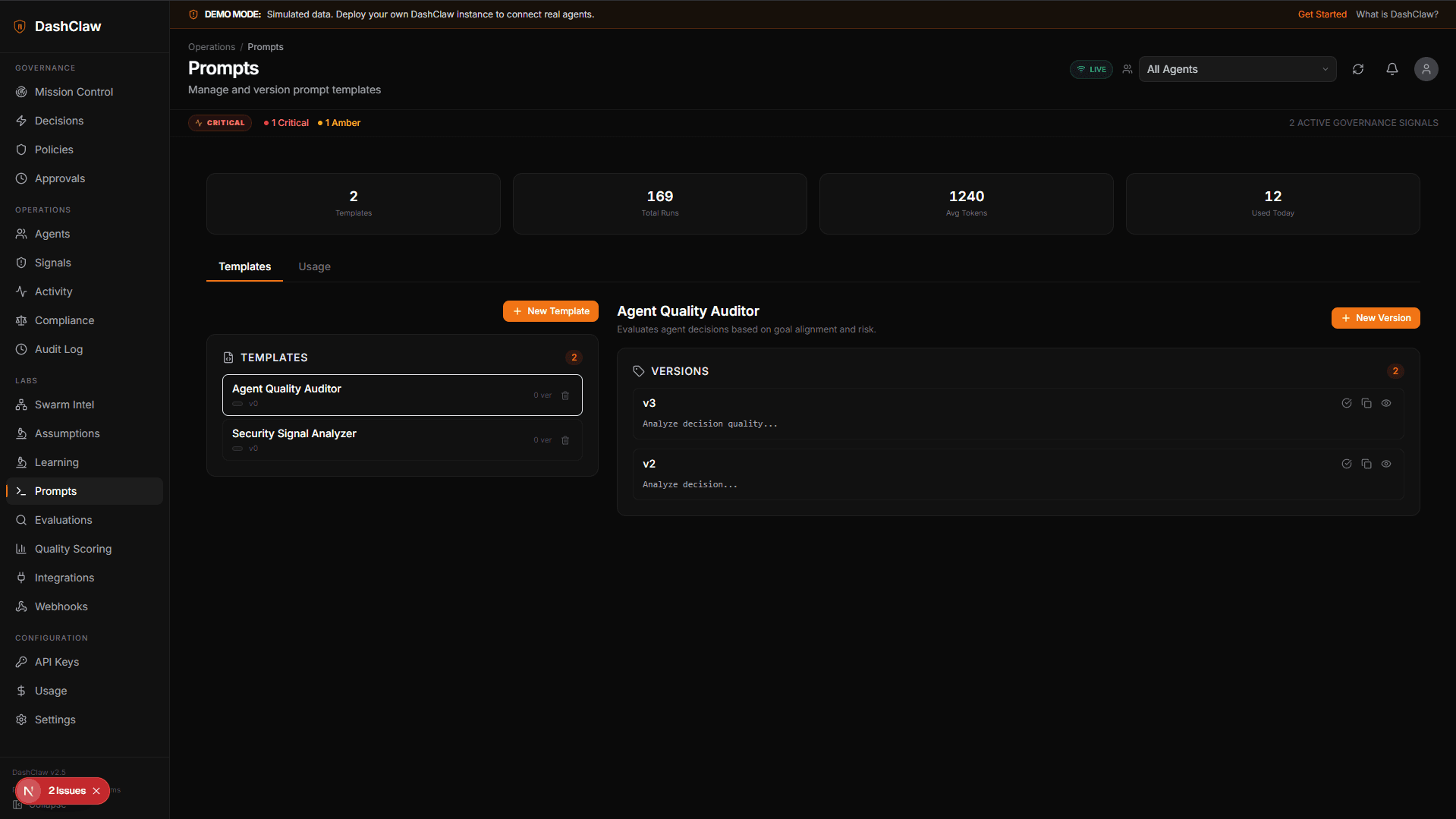 OSuite Prompt Governance